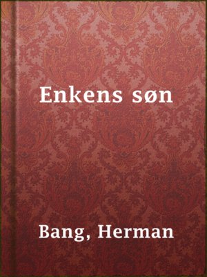 cover image of Enkens søn